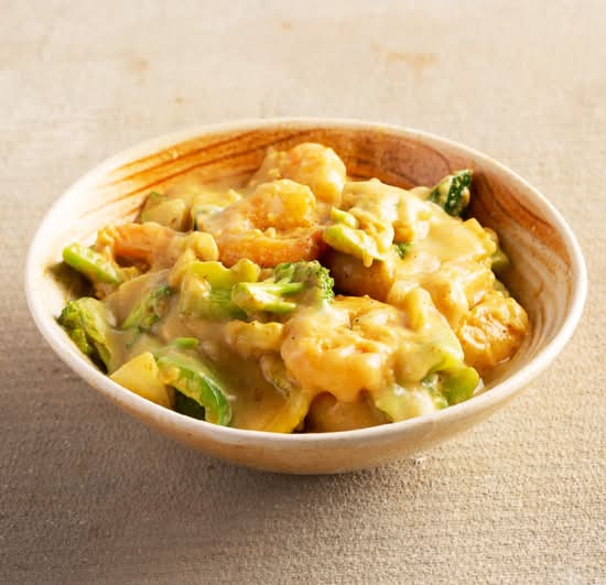 S13_Curry King Prawns   咖喱虾球